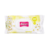 Benri Gentle Baby Wipes with Aloe Vera - 120 Count, Soft & Safe for Sensitive Skin