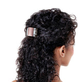 Linzcilip Midi Spotted Hair Claw Gray Patterned Hair Clip