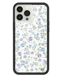 Lilac and Blue Floral iPhone Case