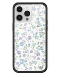 Lilac and Blue Floral iPhone Case