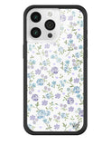 Lilac and Blue Floral iPhone Case