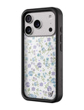 Lilac and Blue Floral iPhone Case