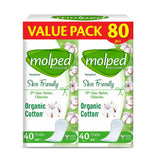 Molped Pure & Soft Ultra Thin Daily Liners 80 Count