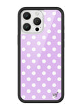 Polka Dot | Lavender and White iPhone Case