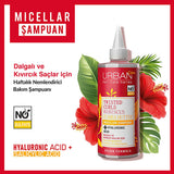 Urban Care Sulfate-Free Micellar Shampoo for Curly Hair - Gentle, Moisturizing, and Frizz-Reducing with Hibiscus & Shea Butter