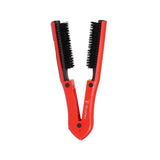 V Brushes Professional Double-Sided V-Style Blow Dry Brush Red
