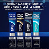 Signal White Now Whitening Toothpaste - Instant 3x Whitening, Stain Removal - 2.54 fl oz