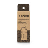 T-Brush Activated Charcoal Bamboo Dental Floss - Eco-Friendly, Vegan, Plastic-Free - Freshens Breath & Prevents Plaque
