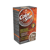 Color&Soin 7N Hazelnut Blond Hair Dye - Nourishing Blond Hair Color with Conditioner