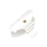 Balmain Cellulose Acetate Pince à Cheveux Small White Hair Clip