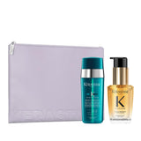 Kérastase Damaged Hair Care Set with White Flat Bag 2-Piece