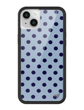 Polka Dot | Blue and Navy Blue iPhone Case