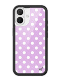 Polka Dot | Lavender and White iPhone Case