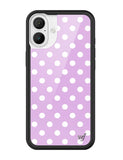 Polka Dot | Lavender and White iPhone Case