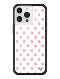 Polka Dot | White and Pink iPhone Case