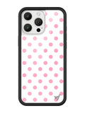 Polka Dot | White and Pink iPhone Case