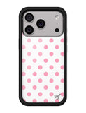 Polka Dot | White and Pink iPhone Case