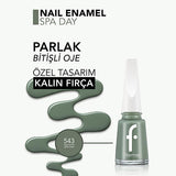 Flormar Nail Enamel Intense Pigment Nail Polish - Long Lasting & Nourishing