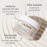 Caudalie Vinoperfect Instant Brightening Moisturizing Day Cream - Dark Spot Corrector, Hydrating Skincare for Uneven Skin Tone