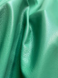 Kelly Green Natural Grain Deer-Tanned Cowhide –  Full Aniline Finish, 1.1–1.3 mm (3 oz), ~20 Sq Ft