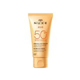 Nuxe Sun Creme Fondante Visage Haute Protection Spf50 - Non-Comedogenic Facial Sunscreen with Moisturizing Benefits