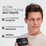 Wella Wellaflex Men Dynamic Texture Mat Paste - Ultra Strong Hold Hair Wax | 75 ml