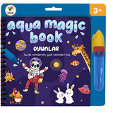 Lino Magic Painting Book: Reusable Water Coloring Book for Mess-Free Fun. Ideal Children's Art Activity, Toddler Coloring, Animals Theme