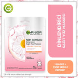 Garnier Chamomile Sheet Mask - Hydrating, Soothing & Relaxing Face Mask for Sensitive Skin