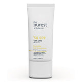 The Purest Solutions UV Protective Moisturizer SPF 50+ - Non-Greasy, Hydrating Sunscreen for Daily Use with Hyaluronic Acid & Shea Butter
