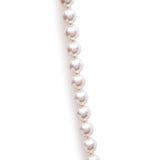 14K Yellow Gold 8.0x8.5mm Akoya Pearl Strand Necklace