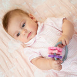Babyjem Silicone Teether Toy Ring Set for Babies - Safe, BPA-Free, and Durable Baby Teething Relief
