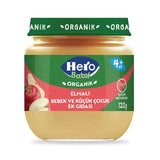 Hero Baby Organic Apple & Peach Puree Jar 120g