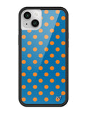 Polka Dot | Blue and Orange iPhone Case