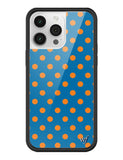 Polka Dot | Blue and Orange iPhone Case