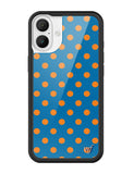 Polka Dot | Blue and Orange iPhone Case