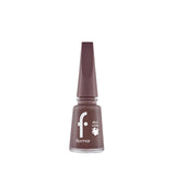 Flormar Jelly Look Terracotta Nail Polish: High Pigment, Gel Effect, Long Lasting, Salon Quality Glossy Finish - Orange Brown