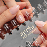 Gel-X Tip Swatch: Natural/Sculpted Stiletto Long