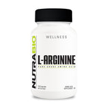 NutraBio L-Arginine - 120 Capsules