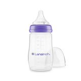 Lansinoh PP Biberon 240 ml Baby Bottle - Anti-Colic, BPA Free, Natural Feeding for Infants