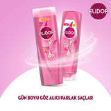 Elidor Superblend Strengthening & Shiny Hair Shampoo - 13.53 fl oz - Collagen, E Vitamin, Macadamia Oil