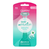 Wilkinson Sword Quattro Smooth Sensitive Disposable Razors 3 Count