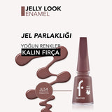 Flormar Jelly Look Gel-Like Nail Polish in JL54 Terracotta 11ml