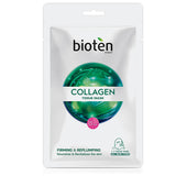 Bioten Collagen Face Mask - Anti-Aging, Moisturizing Sheet Mask for All Skin Types, Dermatologically Tested, Natural Skincare