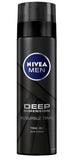 Nivea Men Deep Dimension Shaving Gel 200ml - Gentle Shaving for Sensitive Skin