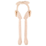 Eklips Kids Beige Plush Earmuffs for Cold Weather