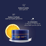 Nivea Q10 Energy Anti-Wrinkle Night Cream: Reduce Fine Lines & Revitalize Tired Skin with Vitamin C, 1.69 fl oz