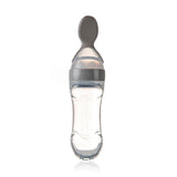Babyjem Baby Squeeze Spoon - BPA-Free, One-Handed Feeding, Silicone Baby Feeding Utensils, Baby Feeding Accessories, Baby Feeding Spoon