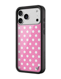 Polka Dot | Pink and White iPhone Case
