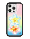 Pastel Plumeria iPhone Case