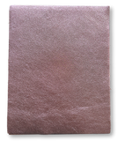 Pink Metallic Natural Grain Chrome-Tanned Cowhide – Metallic Foil Finish, 1.1–1.3 mm (3 oz), Pre-Cut Leather Sheets (8.5" × 11")